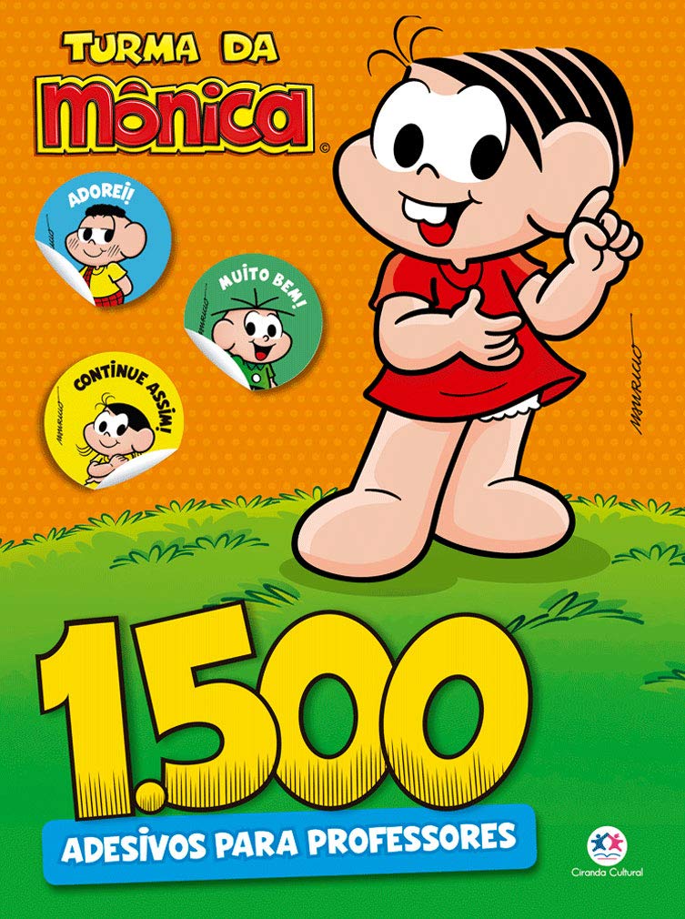 1500 Adesivos Escolares Turma da Mônica