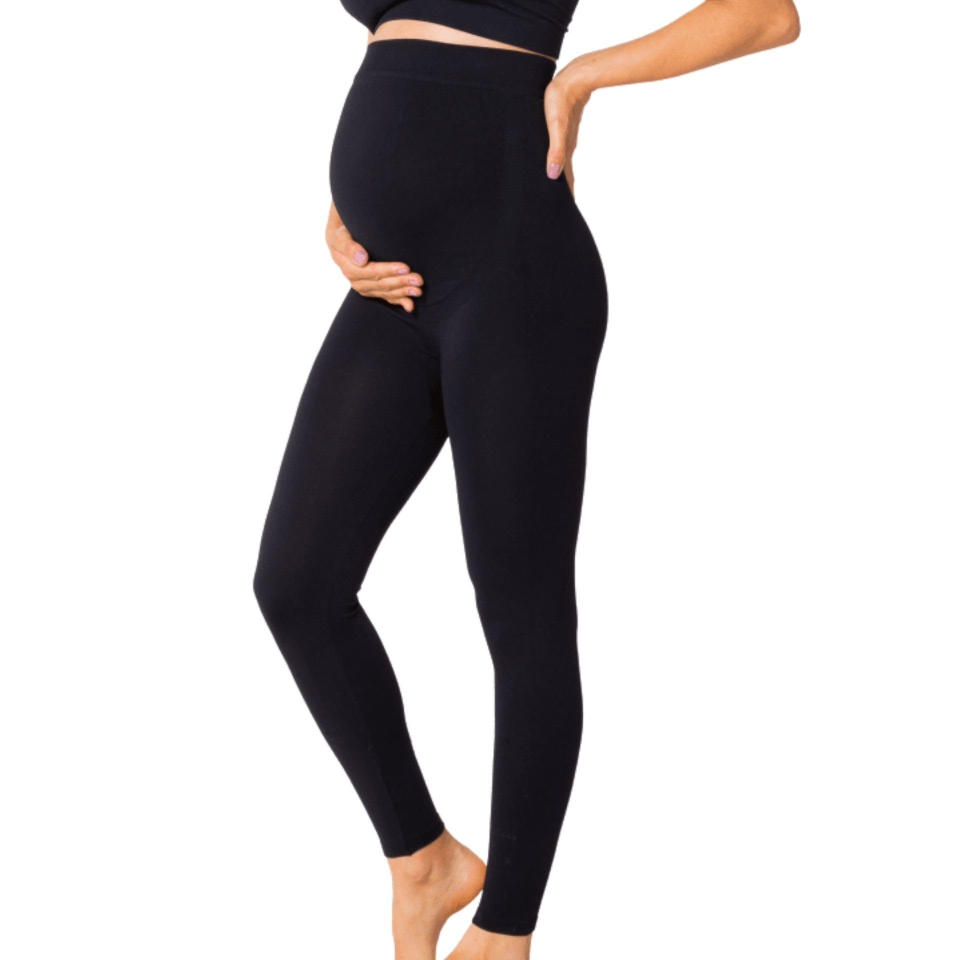 Calça Legging Gestante Trifil Sem Costura Cintura Alta