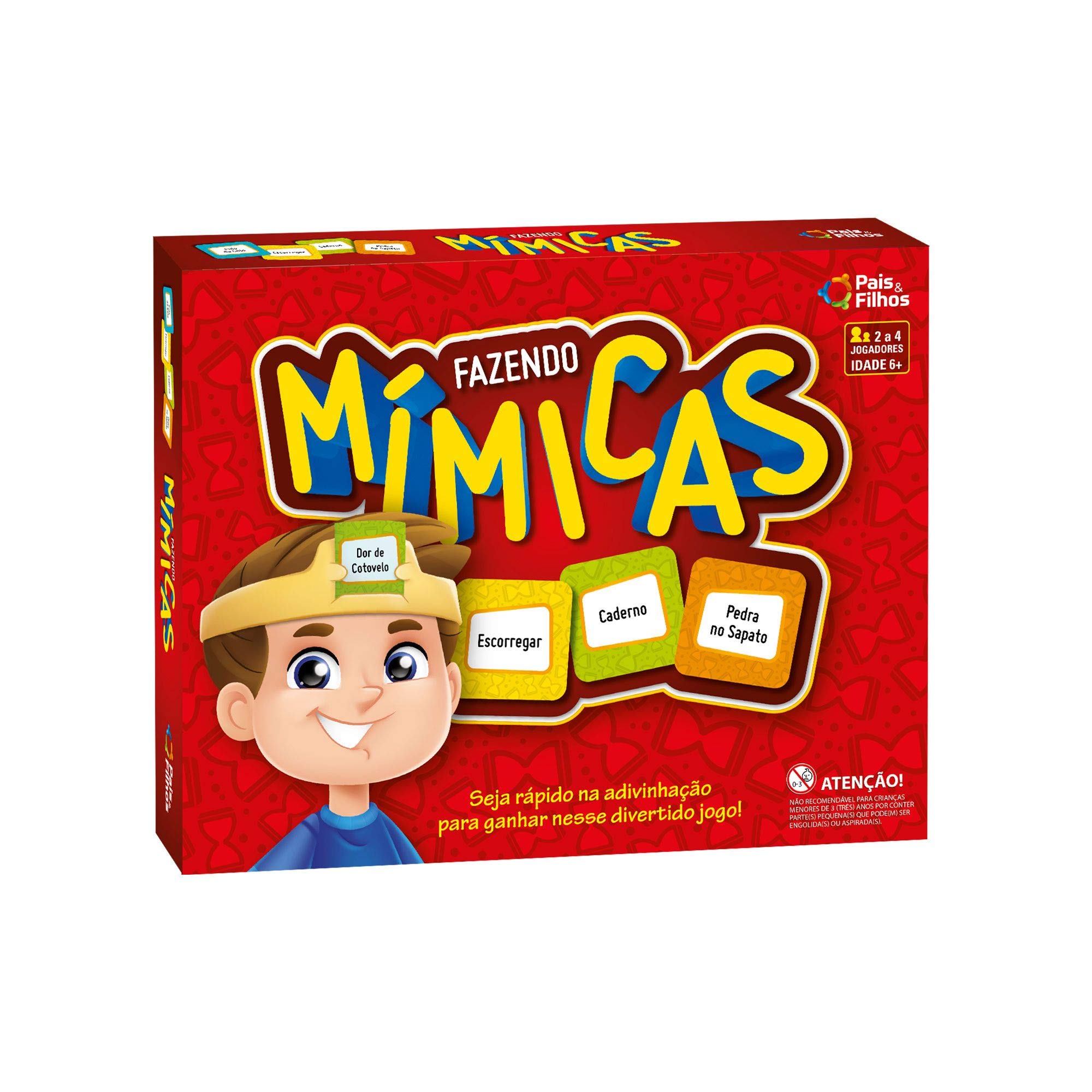 Jogo Infantil Fazendo Mímicas para Família