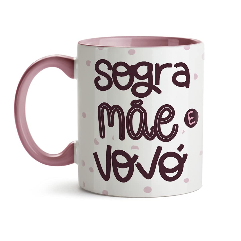 Caneca Dia das Mães Sogra Mãe e Vovó (ASIN: B092TTHYFC)