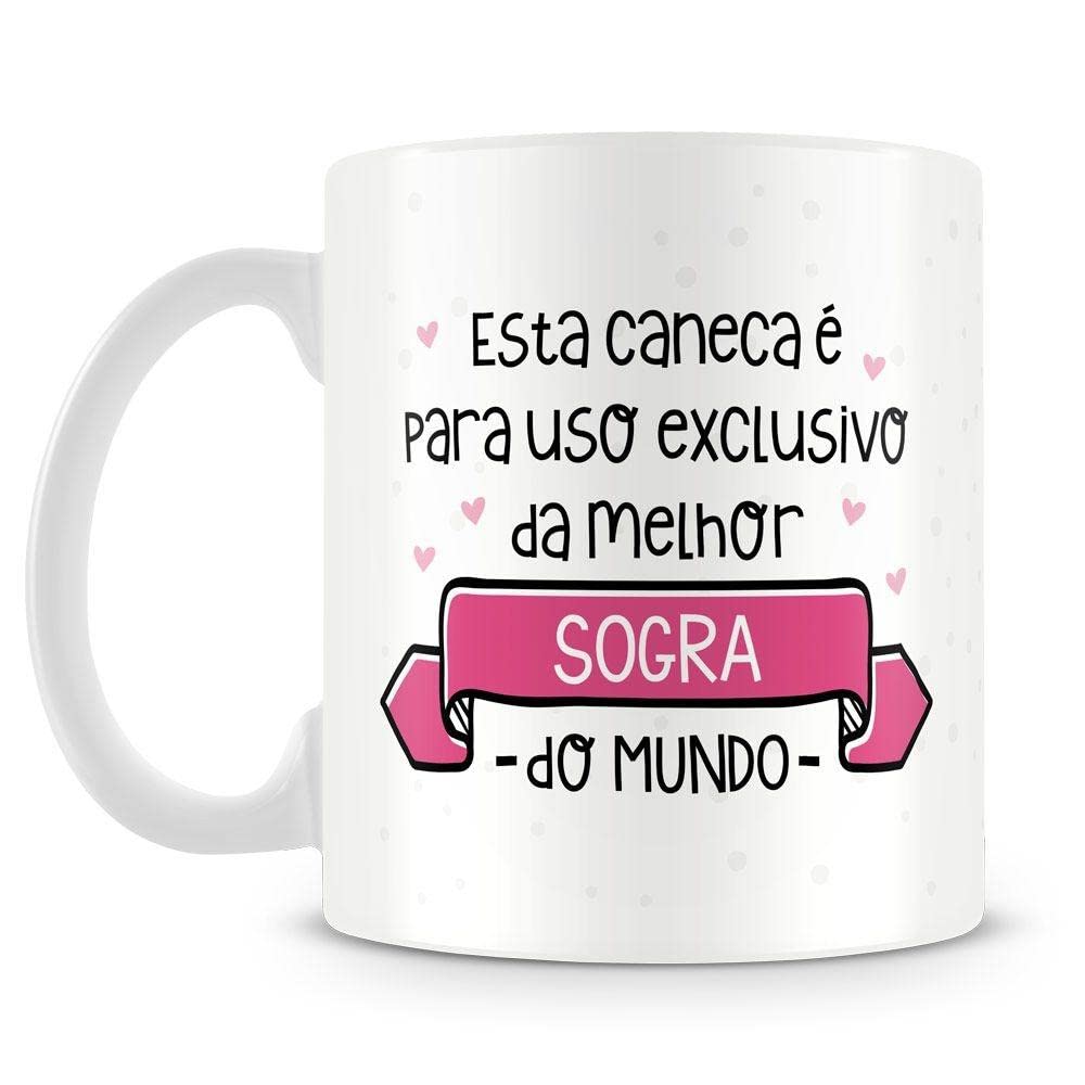 Caneca Personalizada com Foto: Uso Exclusivo da Sogra