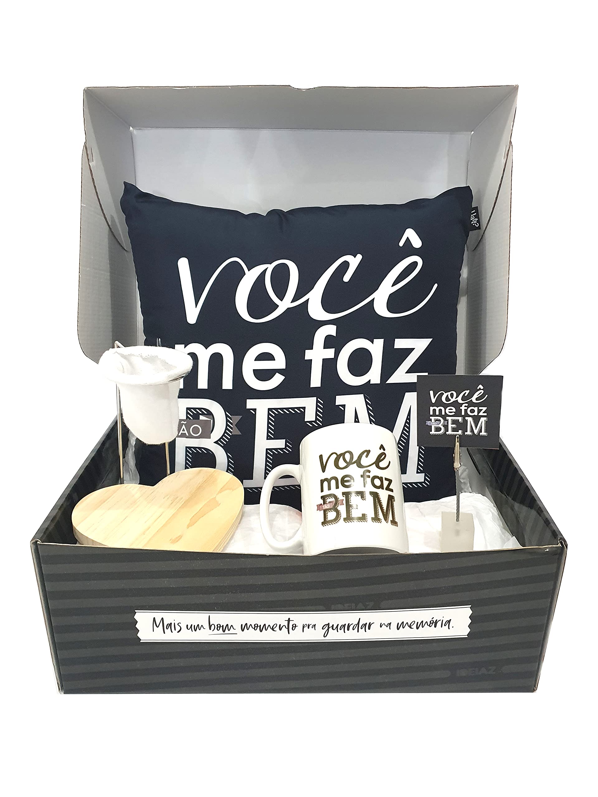 Super Kit Cesta Presente - Almofada e Caneca (ASIN: B0B133SPVB)