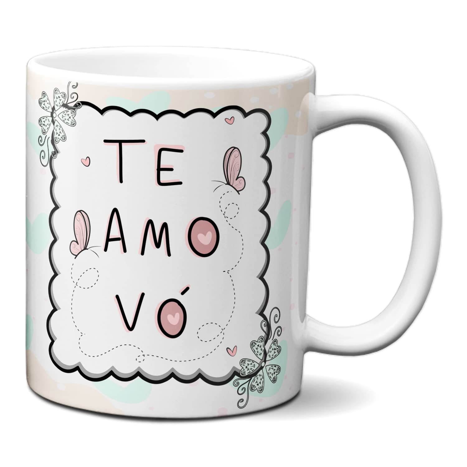 Caneca Fofa Te Amo Vó