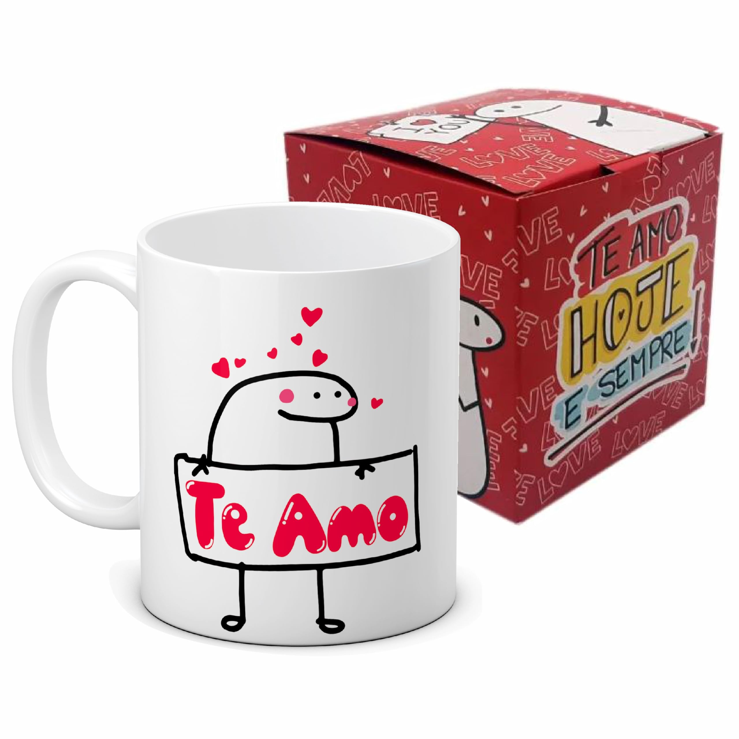 Caneca Com Caixinha Flork Te Amo