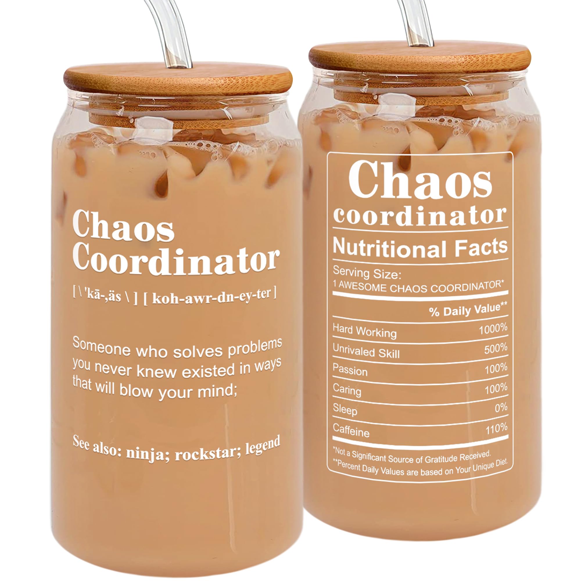 Copo de Agradecimento ‘Chaos Coordinator’
