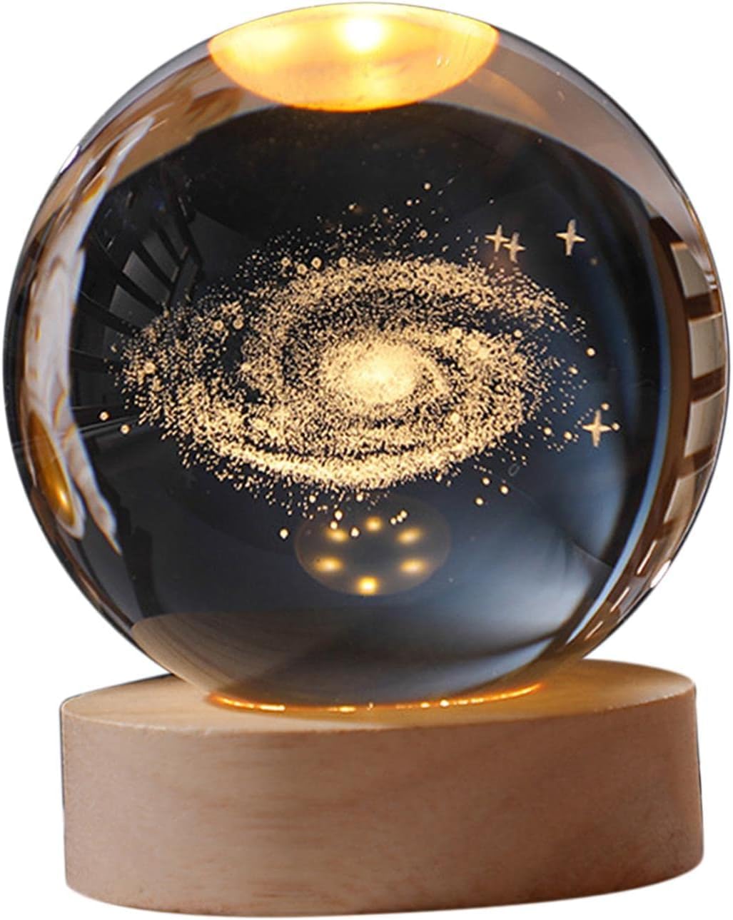 Luminária de Mesa Bola de Cristal 3D Space