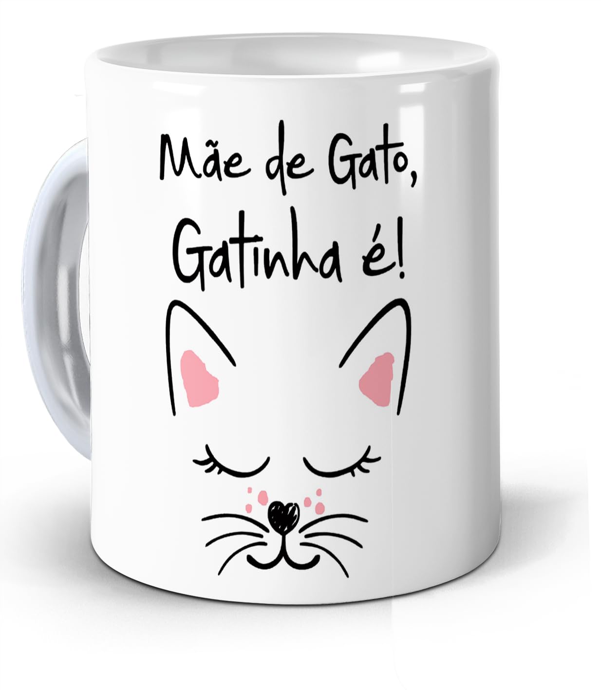 Caneca Mãe De Gato Gatinha É - Presente para o dia das Mães (ASIN: B0CQPMV5FB)