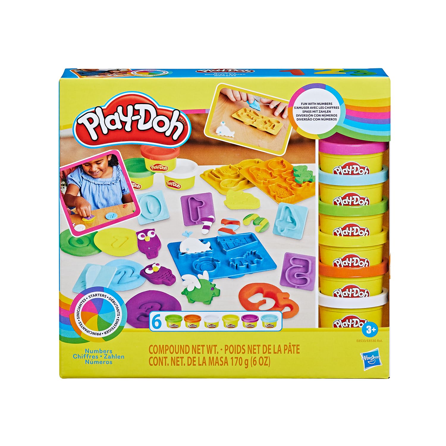 7. Play-Doh Kit Inicial de Números Educativo