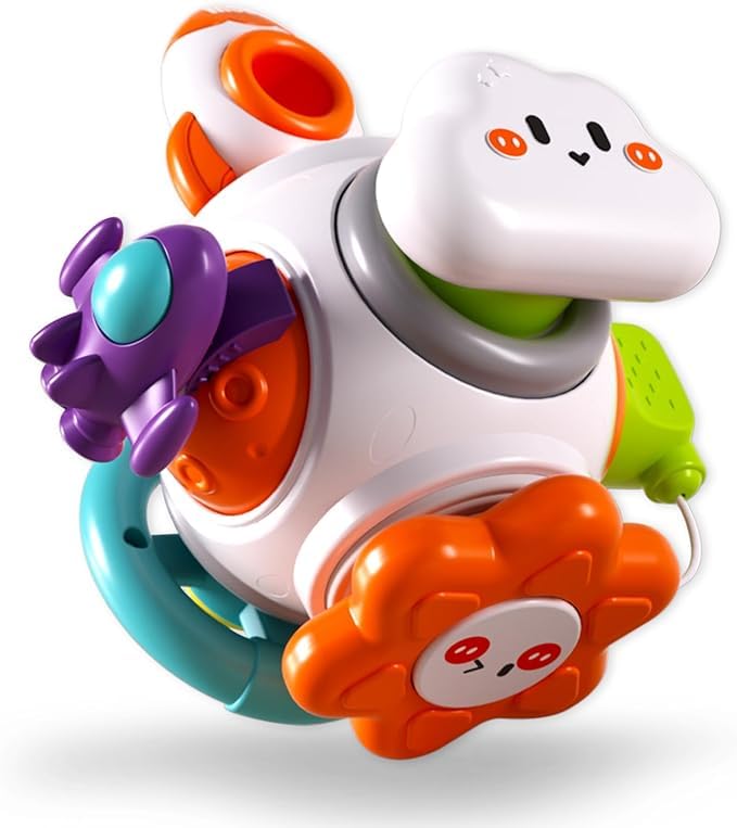 Brinquedo Sensorial Montessori Kidino Cubo De Atividades 6 Em 1