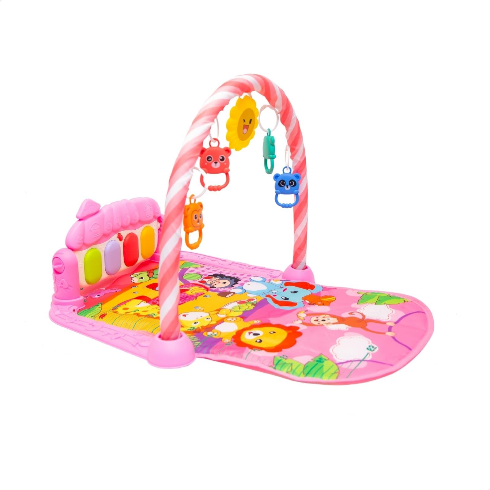 Tapete de Atividades Musical com Piano (Rosa)
