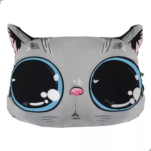Almofada De Bichinho Gato (Cinza) - Decoração Presente