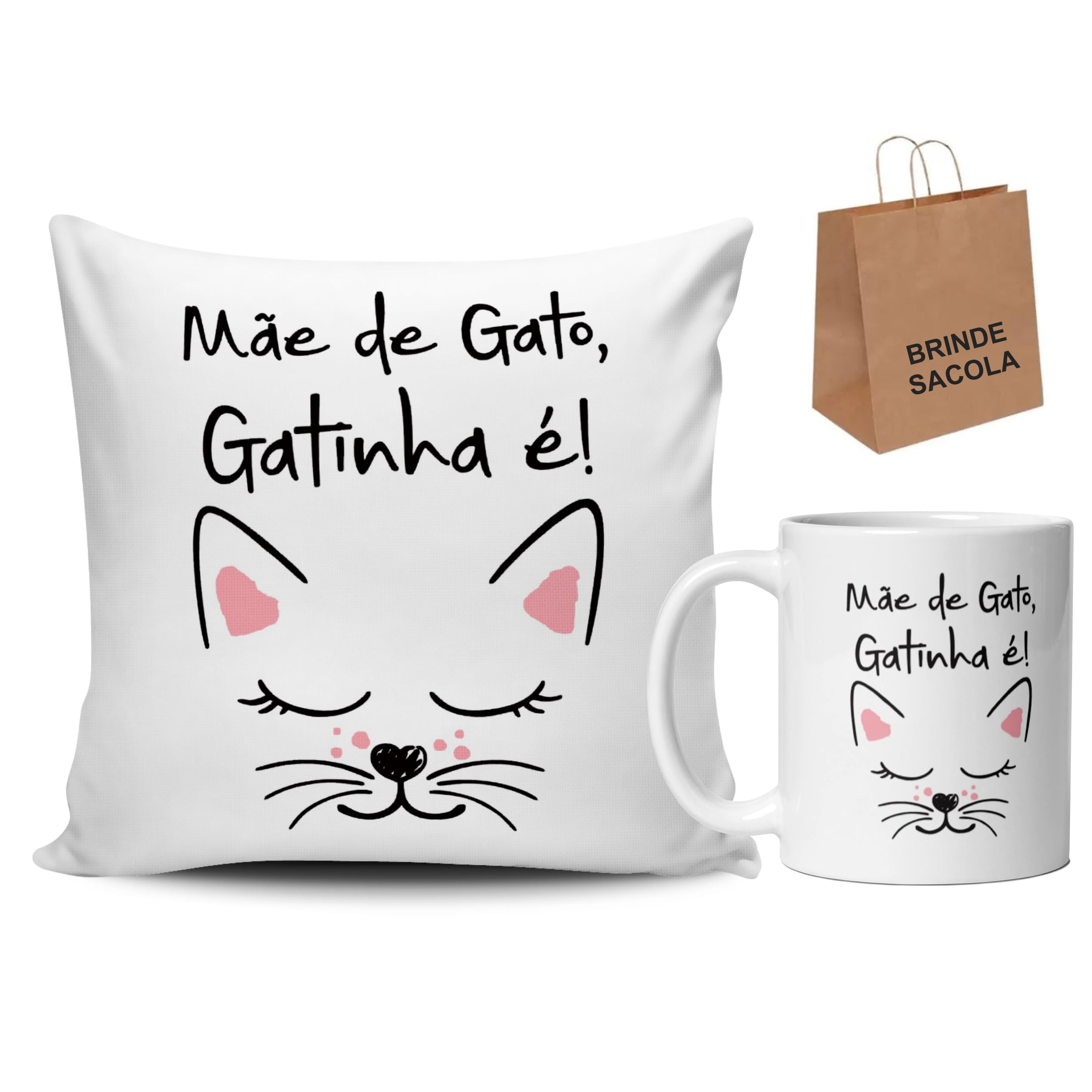 Kit Almofada e Caneca Personalizada Mãe