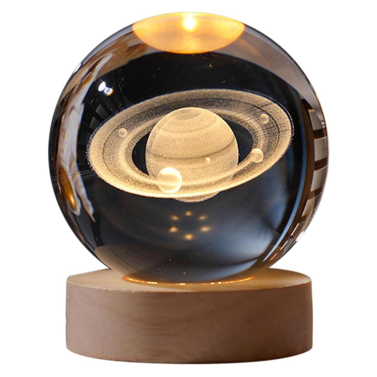 Luminária LED Bola de Cristal 3D Astronauta (B0DT2DS4DW)