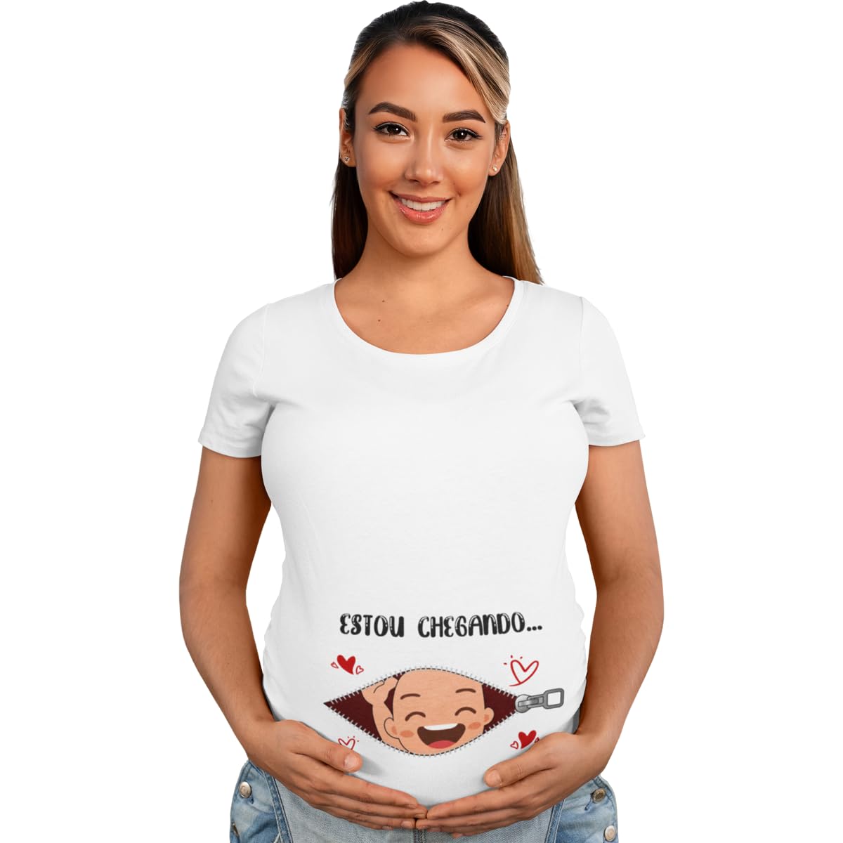 Camiseta Gestante Estou Chegando