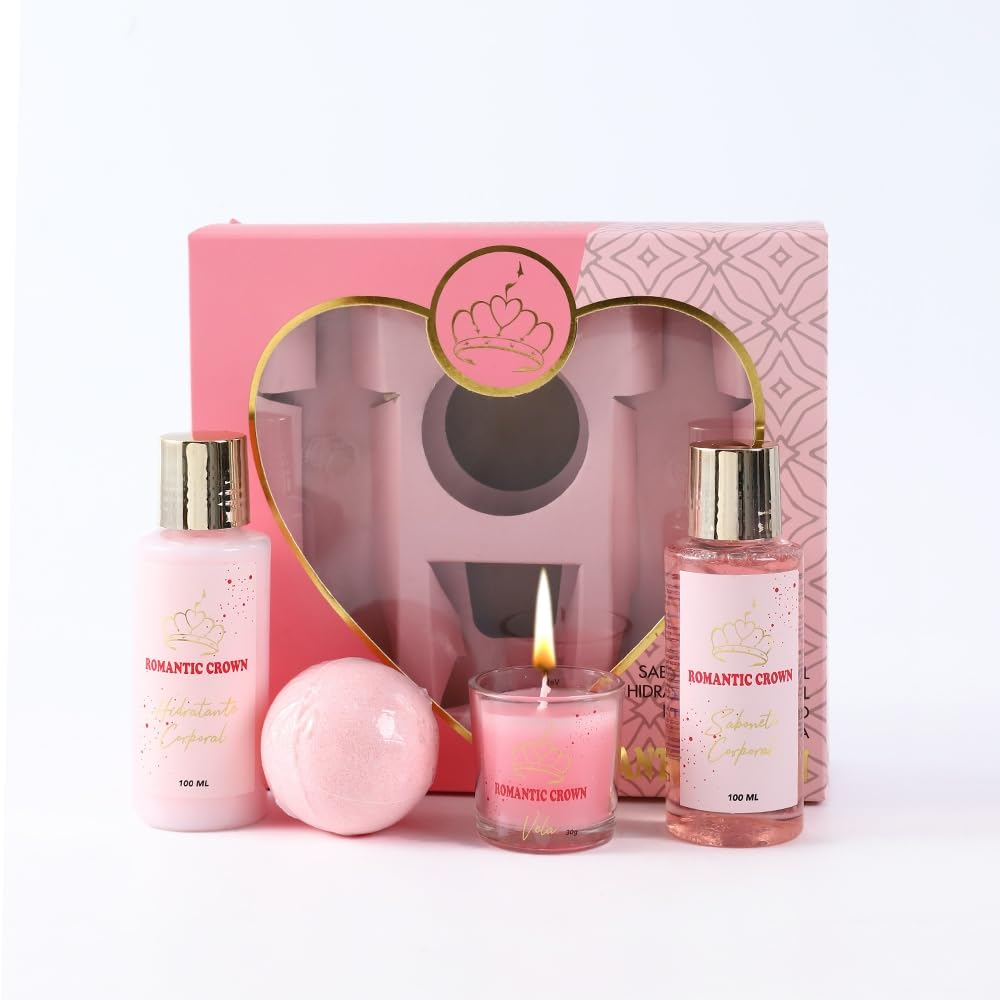 Kit presente SPA feminino com Vela, Sais de Banho e mais (ASIN: B0F76C2ZN6)