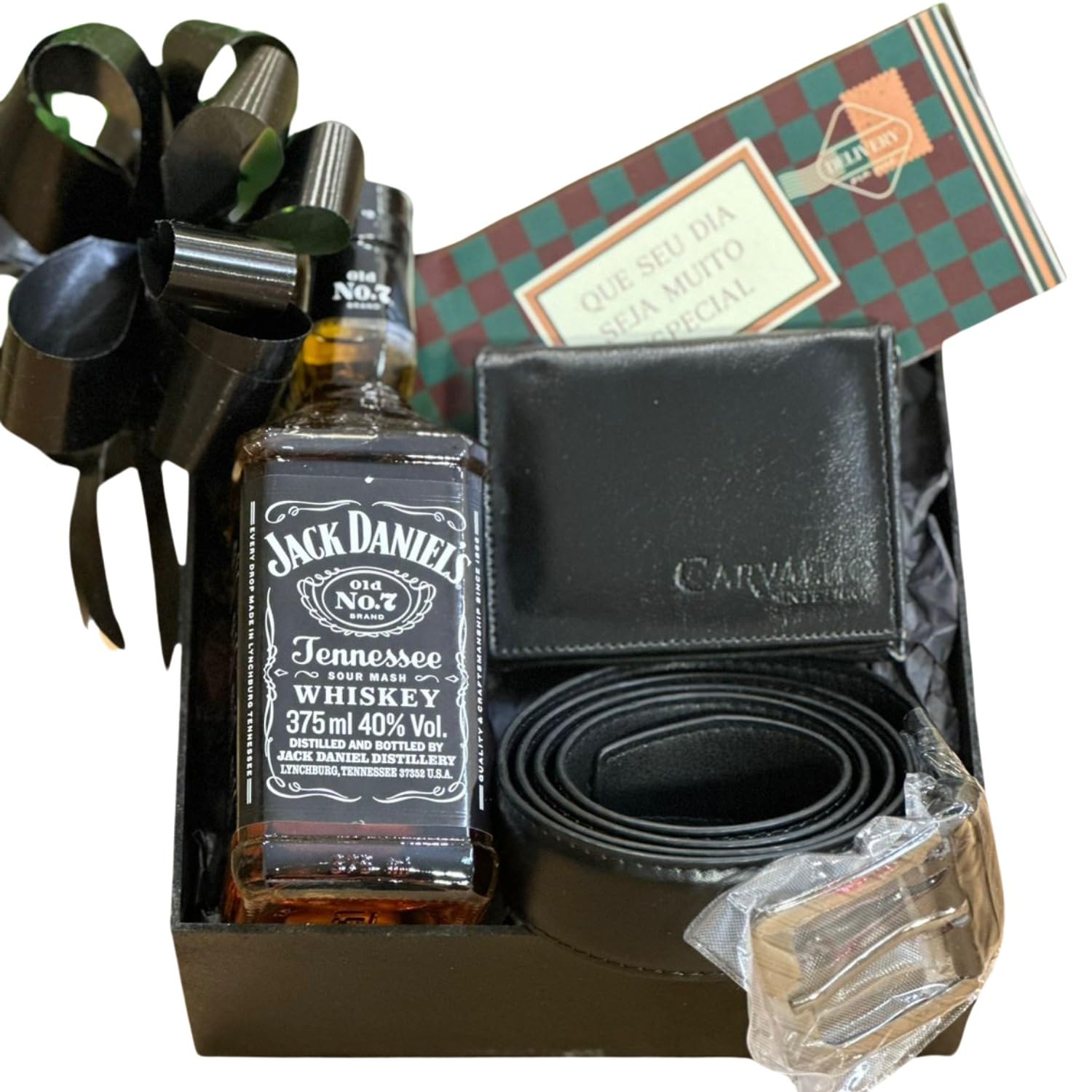 Cesta de Whisky e Chocolate