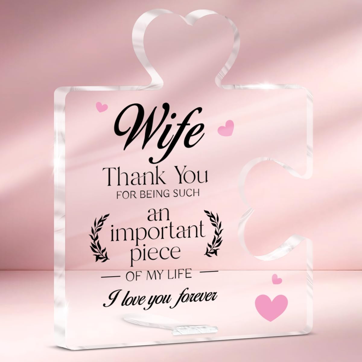 Placa Acrílica ‘Presente para esposa do marido’