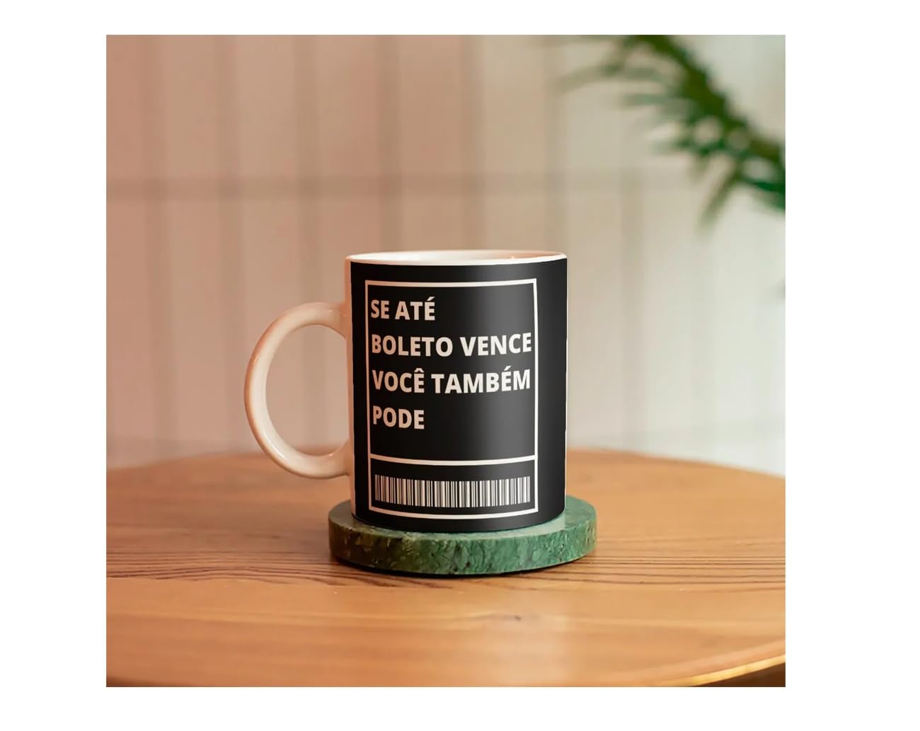 Caneca Engraçada Boleto Motivacional