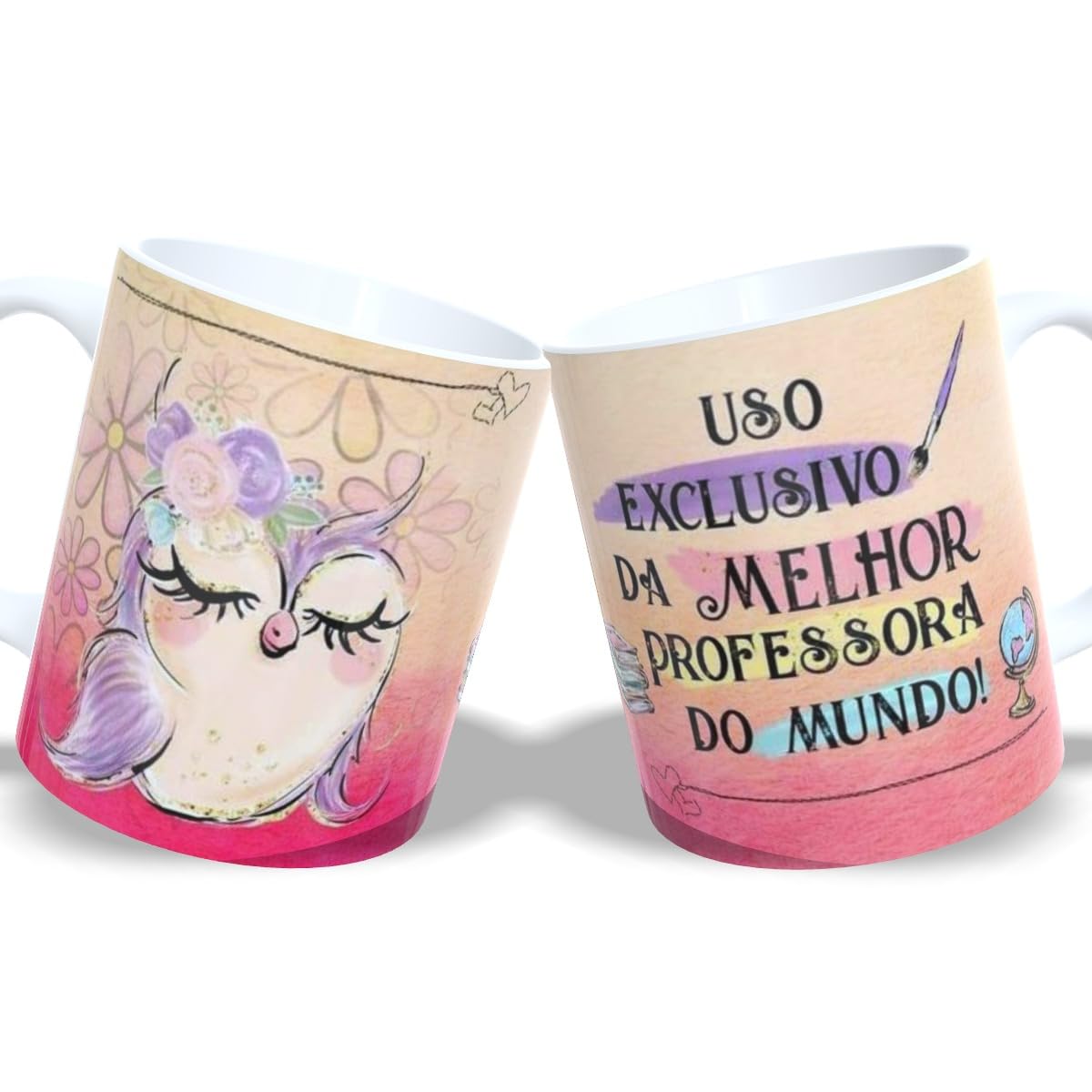 Caneca Profissão Professor Professora m2