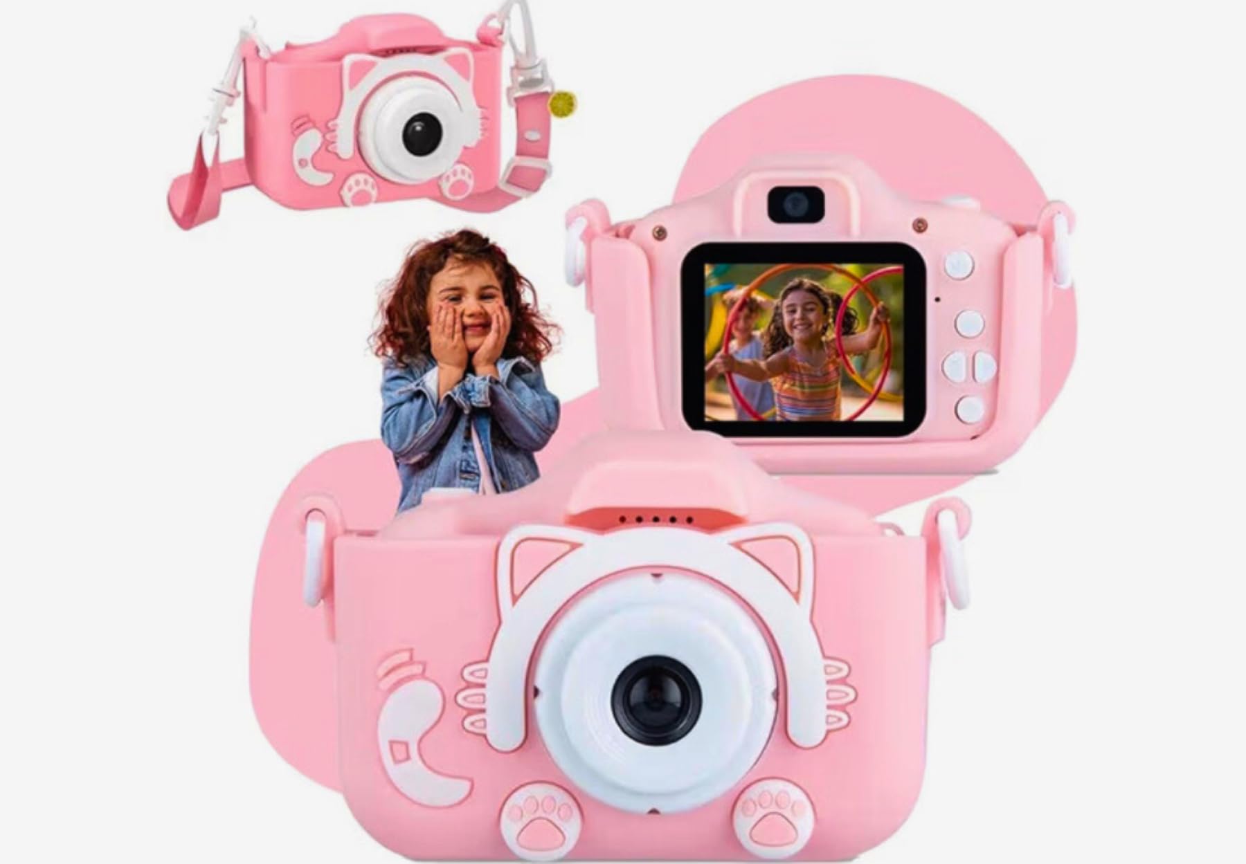 Câmera Digital Infantil HD com Jogos