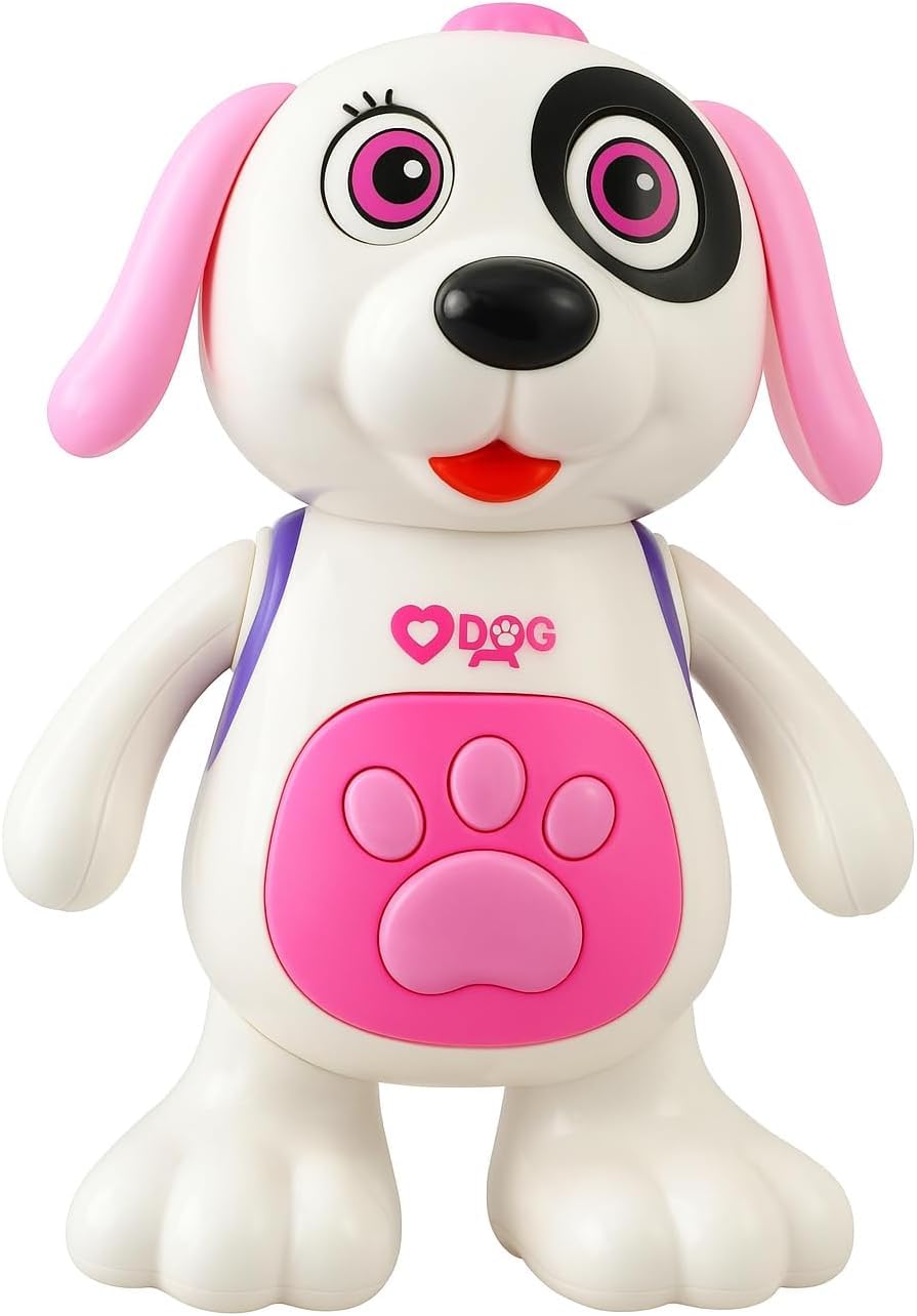 5. Cachorro Dançarino Interativo com Luz e Som - Robô Musical Infantil