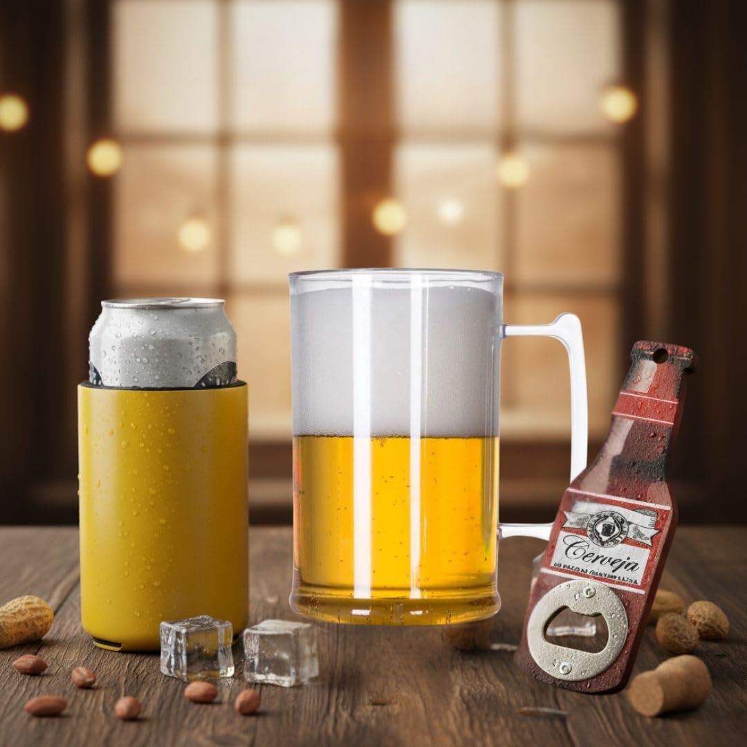 Kit Happy Hour Abridor e Caneca