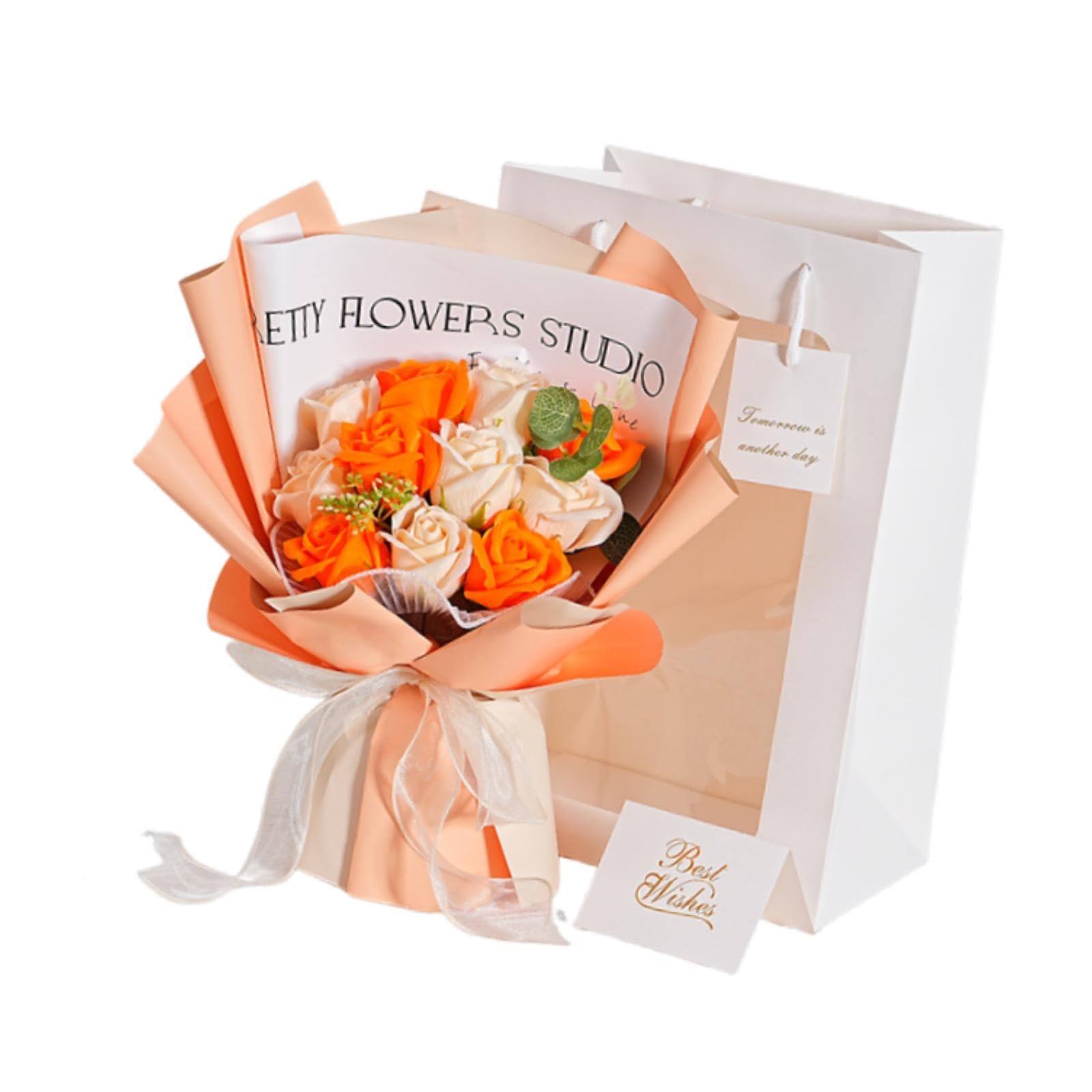 Arranjo Floral Romântico Preservado