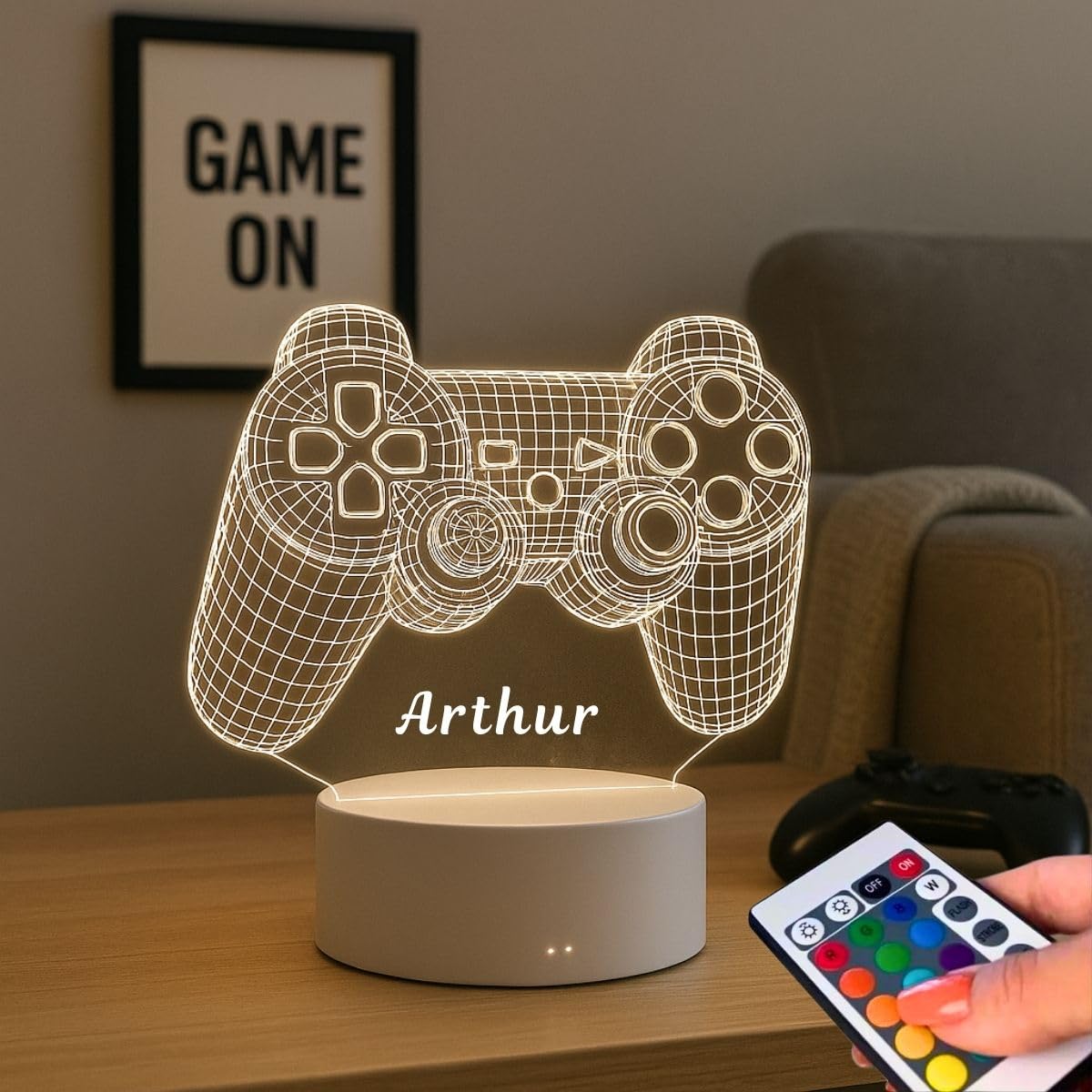 Luminária Manete LED Personalizada