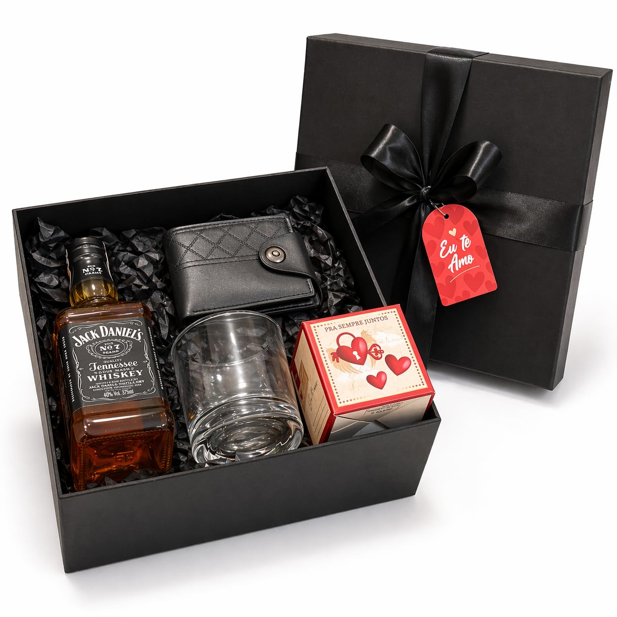 Kit Presente Masculino com Whisky e Acessórios (Love - Whisky No7 Tradicional)