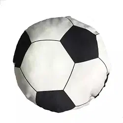 Almofada de Gato Divertida Bola de Futebol