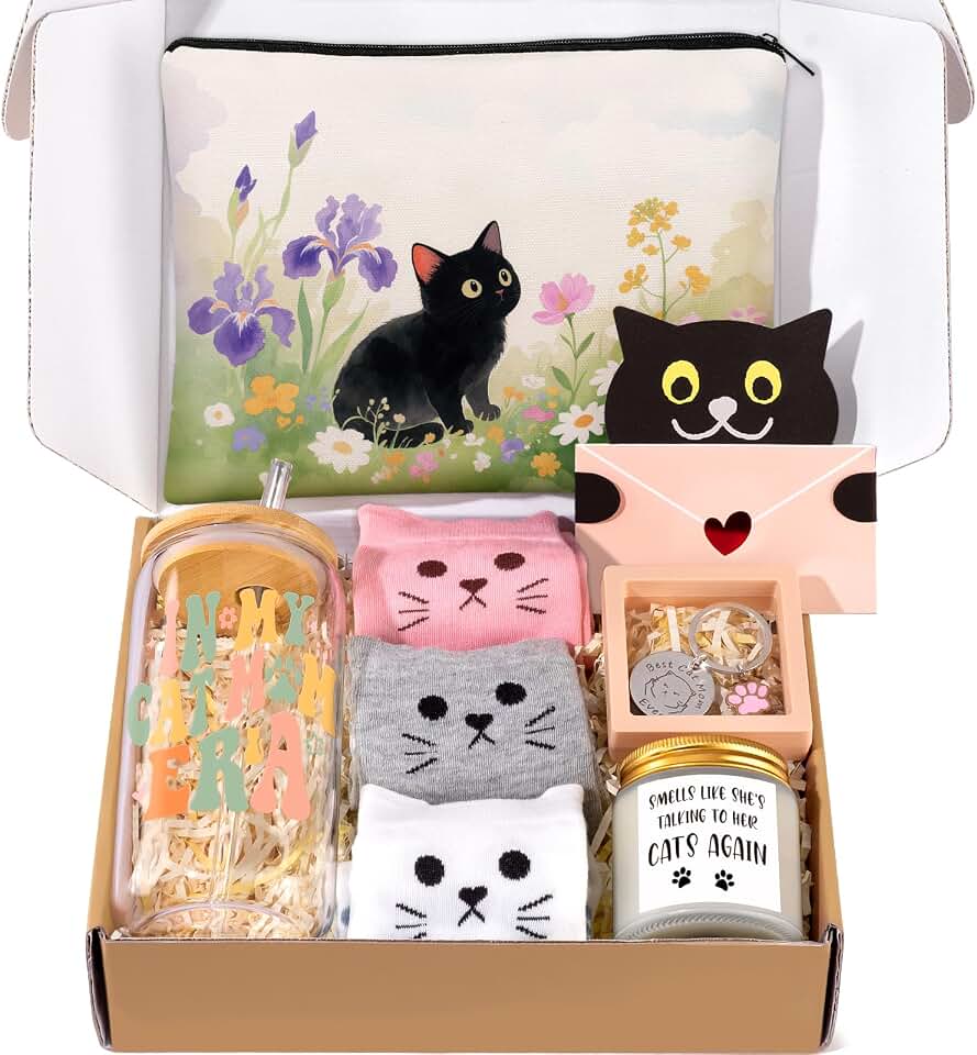 Caixa Presente Temática de Gatos