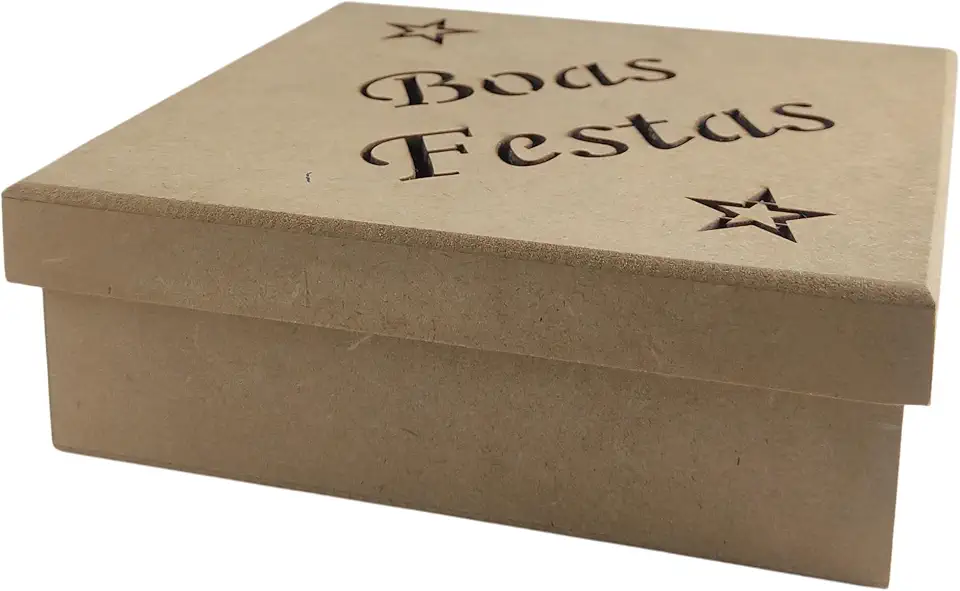 Caixa MDF Natal para Mimos