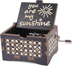 Caixa de Música Vintage You are My Sunshine
