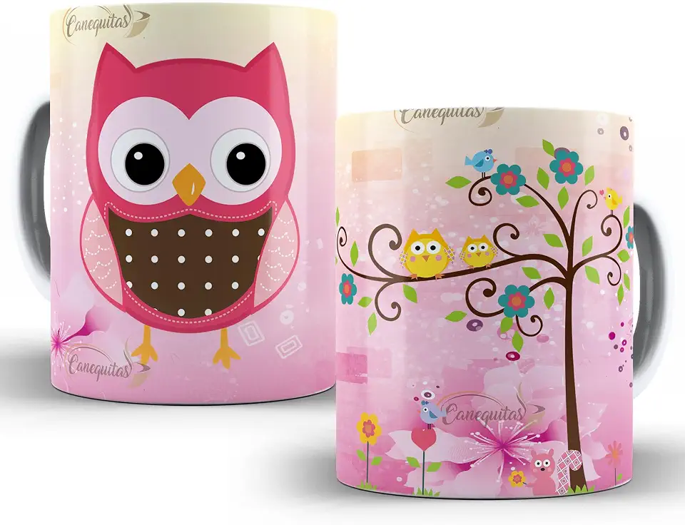 Caneca Personalizada Coruja Professora