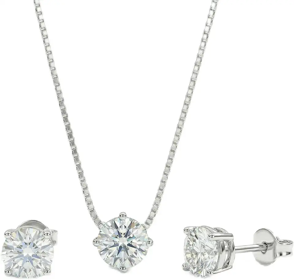 Conjunto Ponto de Luz Prata