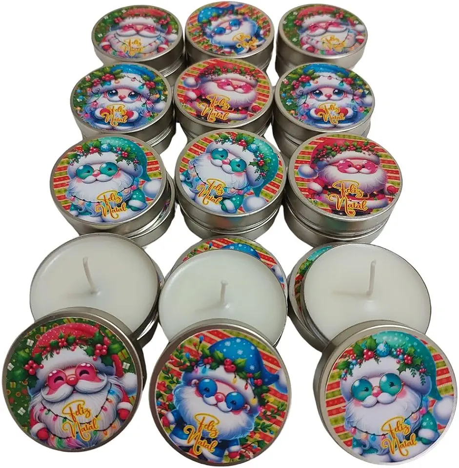 Kit 12 Velas Aromáticas Natal