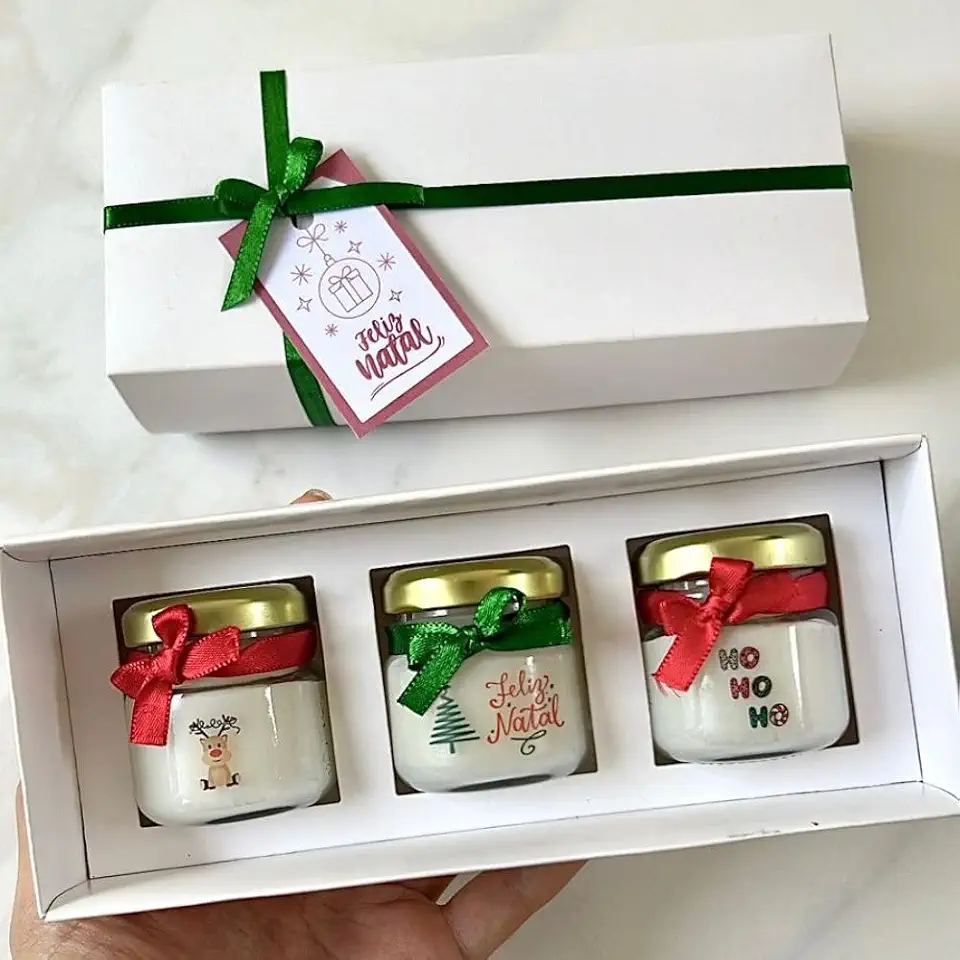 Kit 3 Velas Aromáticas Natal