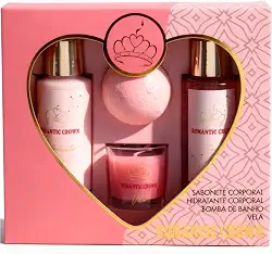 Romantic Crown Kit Presente Feminino SPA Aromaterapia Banho