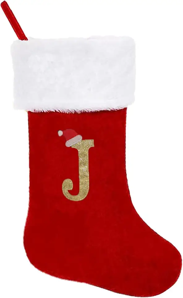 Meias de Natal com Monograma