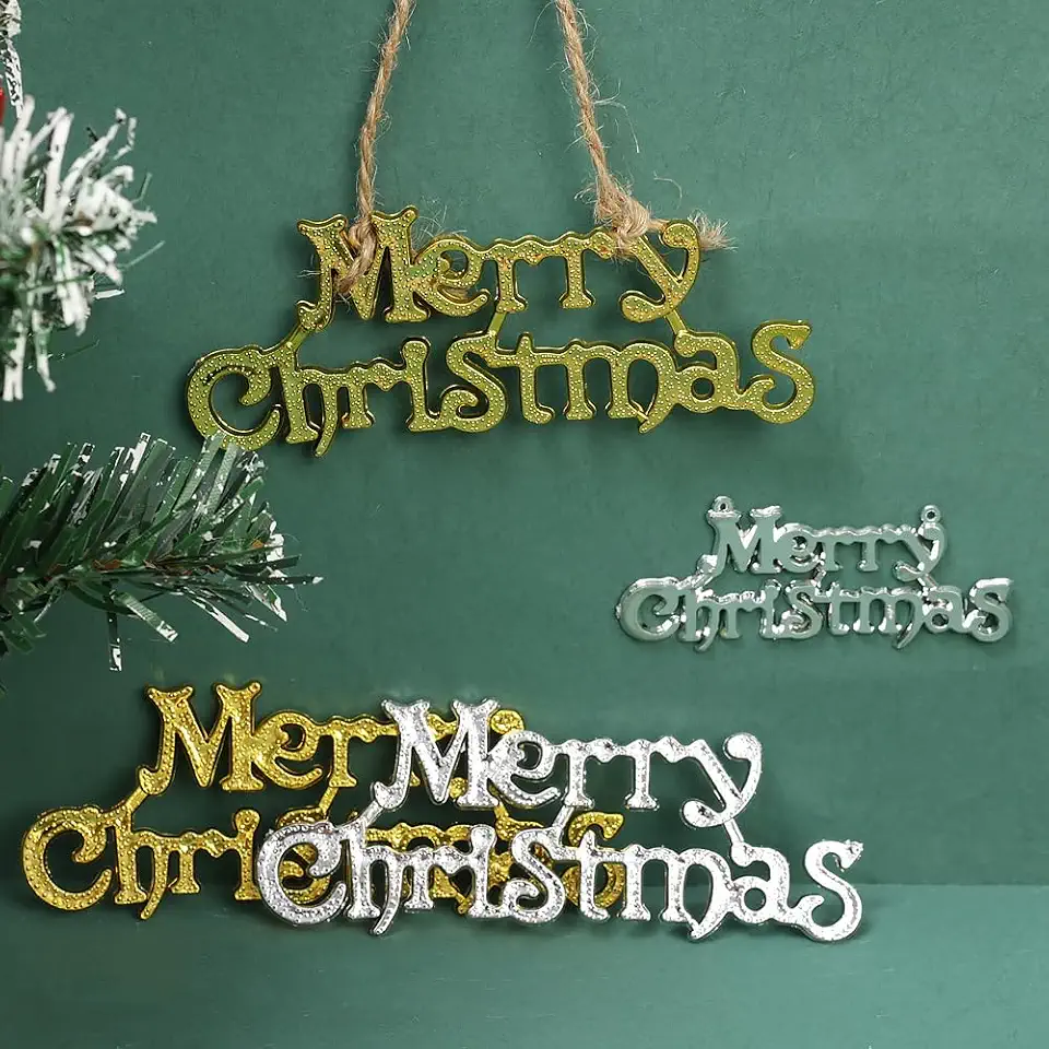 Placas de Carta com Iniciais Natal