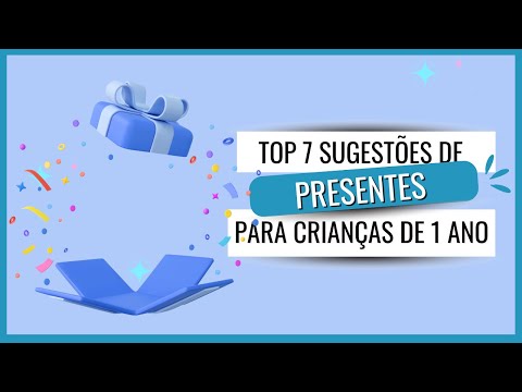 🎁 Sugestões de Presentes para Crianças de 1 ano 🍼✨