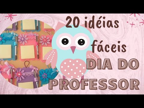 20 IDÉIAS DE LEMBRANCINHA DIA DOS PROFESSORES #lembrancinha #diadosprofessores